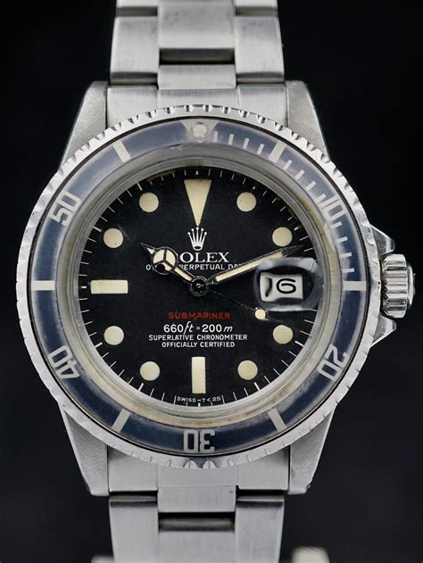 1975 submariner rolex|rolex submariner red dial.